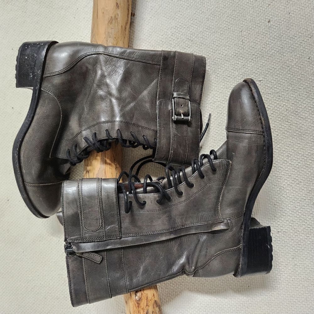 Cole haan lug bottom granny boots Joey short boot
